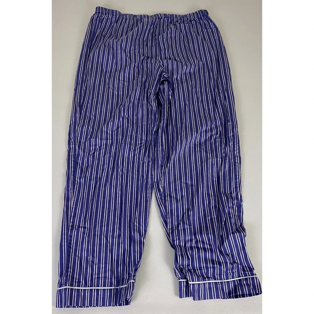 Harry Potter Pottery Barn Teen‎ Pajama Pants Boys Size Medium Striped Blue White